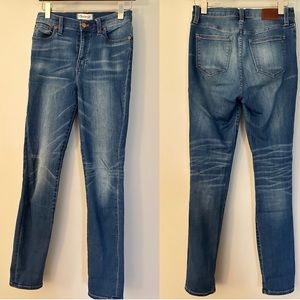 MADEWELL HIGH RISE ALLEY STRAIGHT JEANS, SIZE 27